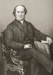 William Weldon Champneys (1807-75) gegraveerd door D.J. Pound van een foto, uit 